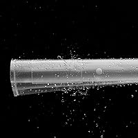 Vista 6 de Paquete de 10 sobres de plástico transparente con cierre a presión y bolsillo para etiquetas, sobres de polietileno reutilizables impermeables