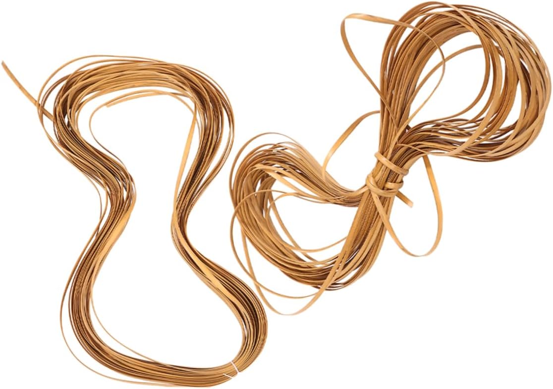 PRETYZOOM 2rolls Plastic Rattan Chair Kit Repair Material for Woven Bench Chair Table Repairing Fake Rattan Material Basket Weaving