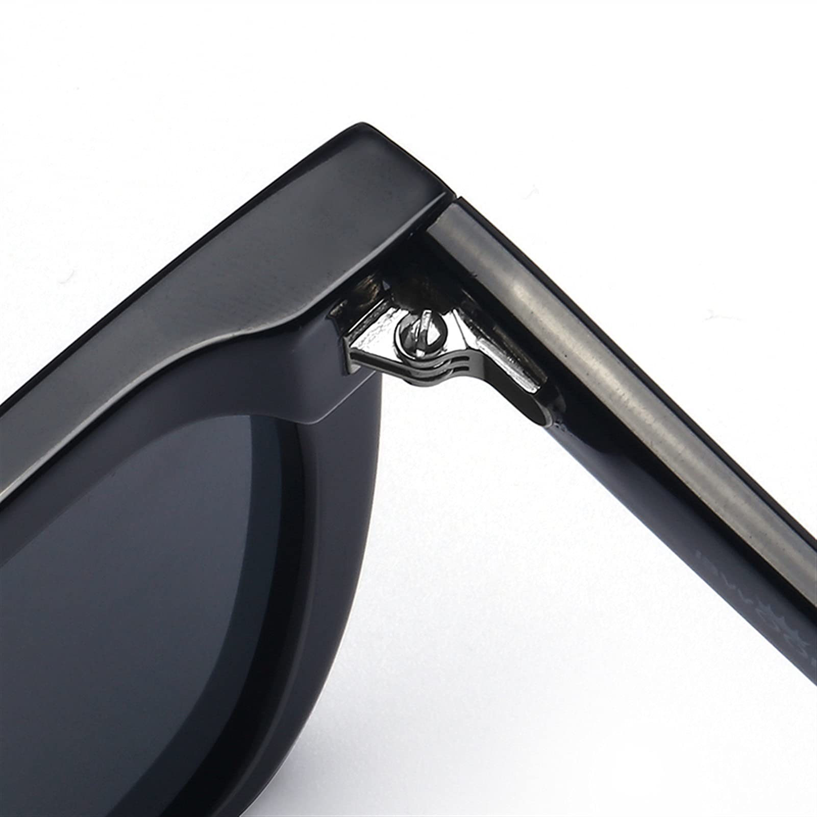Lunettes de Soleil Lunettes de Soleil Rondes de la Marque de Luxe pour Femmes (Lenses Color : C1)