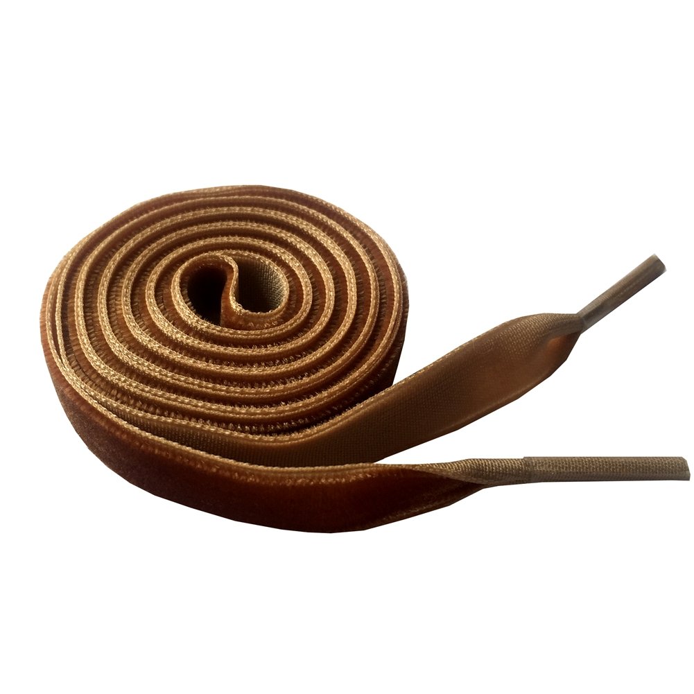 0.4 Inch wide of single velvet shoelaces ribbon shoe laces for Casual Sport Shoes Boots