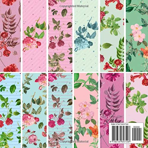 Miniatura 2 de Floral Scrapbook Paper Pattern Paper Double Sided 8.5x8.5 Floral Design Paper for Card Making, Origami, Art Craft Projects and Scrapbook Journal 24