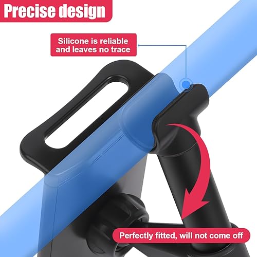 Miniatura 5 de Soporte para reposacabezas de automóvil, universal giratorio de 360 grados para tableta y teléfono, soporte ajustable para reposacabezas de