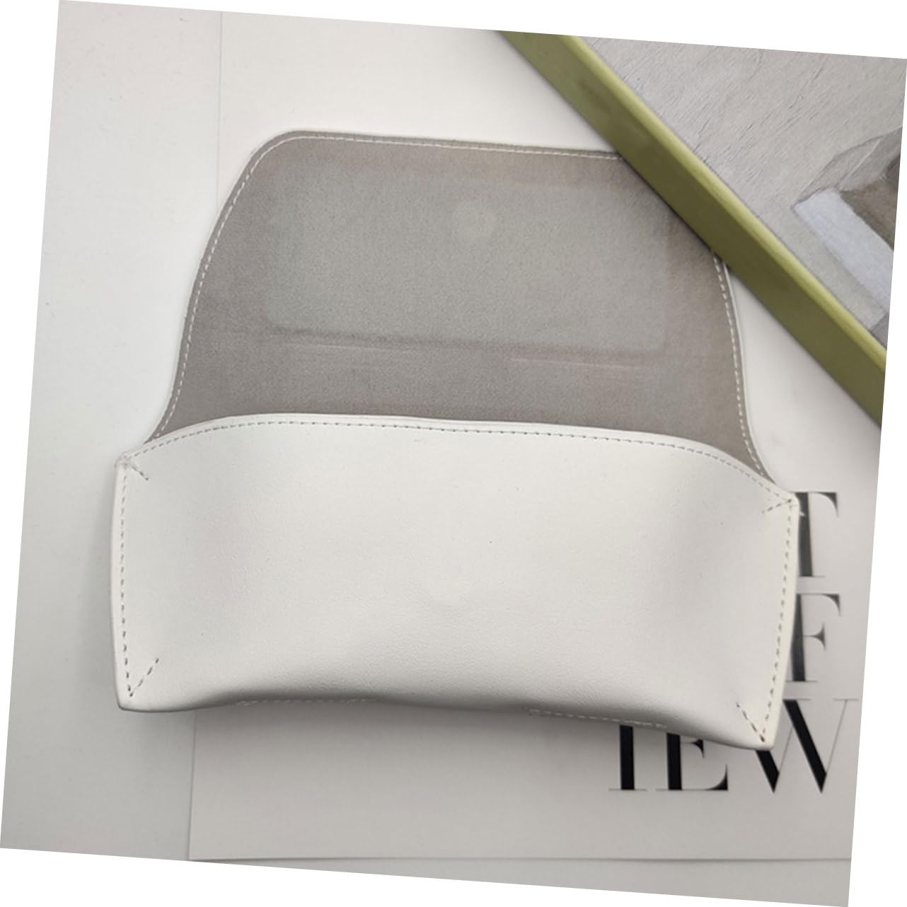 Copertura Protettiva Per Occhiali Gli Occhiali Da Sole Da Sole Custodia Degli Occhiali Da Viaggio Lettura Custodia Per Occhiali Da Sole Carino Borsa Per Occhiali Sottile Pvc Bianca