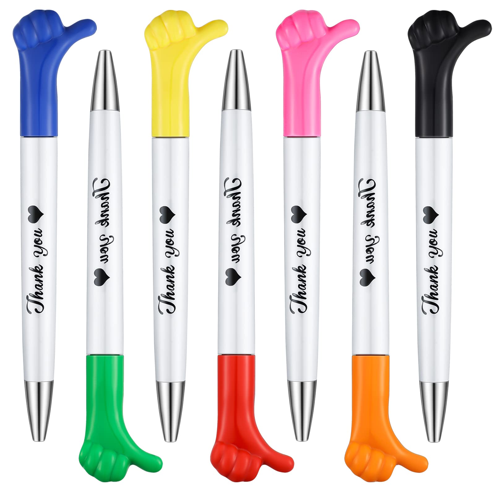 Thank You Gift Pen Thumbs up Ballpoint Pen Cute Hand Gesture Pens Employee Appreciation Gifts Nurse Appreciation Gifts for Doctor Nurse Coworker Thanksgiving Employee Appreciation Party(28 Pieces)