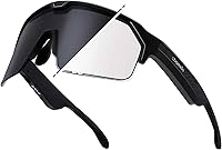 Vista 9 de CHAMELO Music Shield Smart Audio Gafas de Sol Inteligentes – Montura Negra Mate, Lentes Fire Gafas Bluetooth de Oído Abierto para Hombres