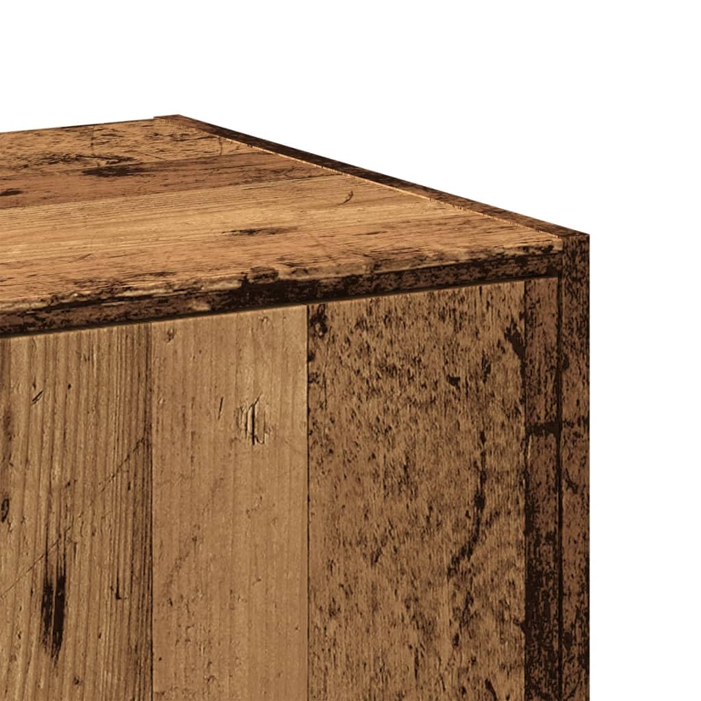 Apothekerschrank Altholz-Optik40x41x118 cm Auszugschrank