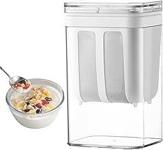 queijo iogurte | Filtro reutilizável para iogurte, separador soro leite – Filtro iogurte 1100 ml, separador soro leite, 304 utensílios cozinha reutilizáveis aço inoxidável para casa Biset