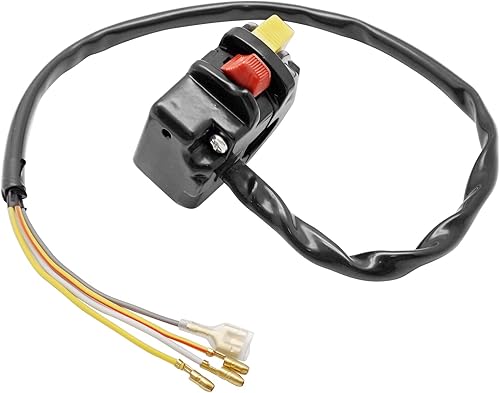 Miniatura 5 de M MATI Control de manillar Kill Stop Interruptor de Faro Botón para Suzuki LT250R QuadRacer 250 LT230S QuadSport 230 1985-1986 LT185ALT185 1984-1987