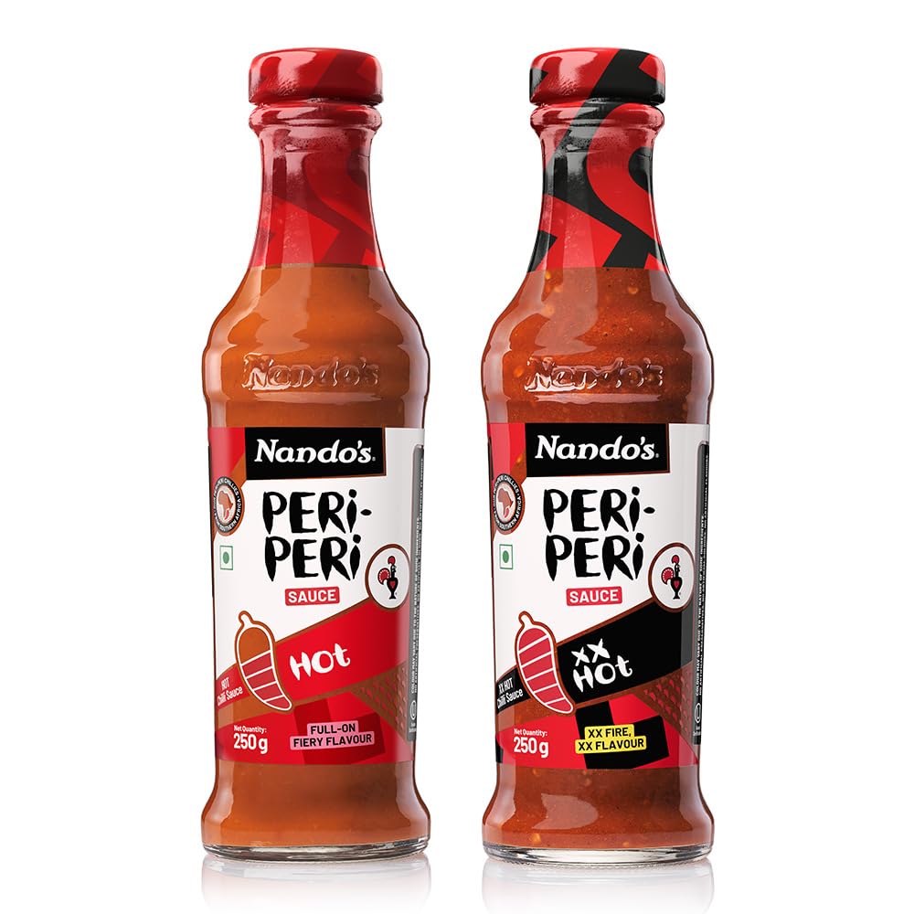 Peri Peri Chilli Sauce - XX Hot and Hot 250 g Pack of 1 each
