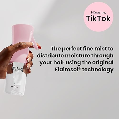 Miniatura 4 de Tangle Teezer Ultimate Detangler cepillo y botella de spray continuo de niebla fina de tamaño viaje, para todo tipo de cabello, rosa milenario