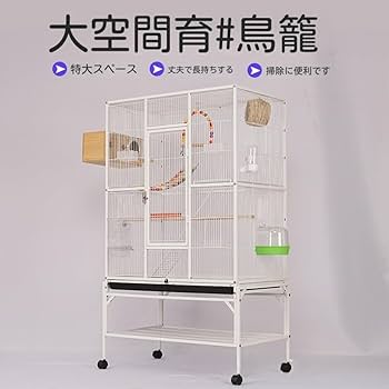 大型 鳥かご バードケージ Amazon | 鳥かご 大型 鳥ケージ 豪華ケージ 大きいケージ バード