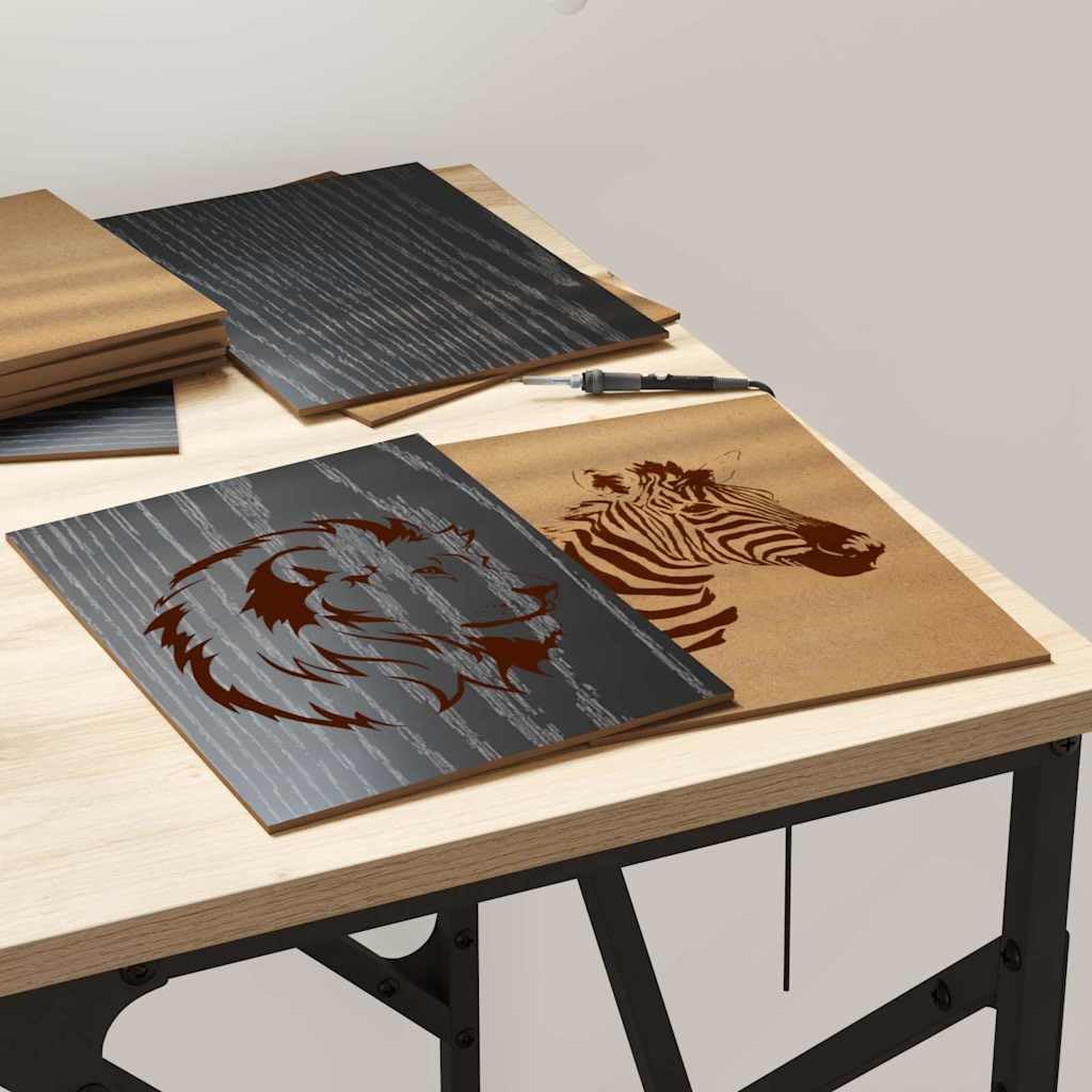 Pannelli Decorativi 150 PCS Rovere Nero 21 x 30 x 0,27 cm,Materiali per Hobby e Artigianato,Forme e basi per attività Creative,Forme e Legno per attività Creative,21.12 kg -885564