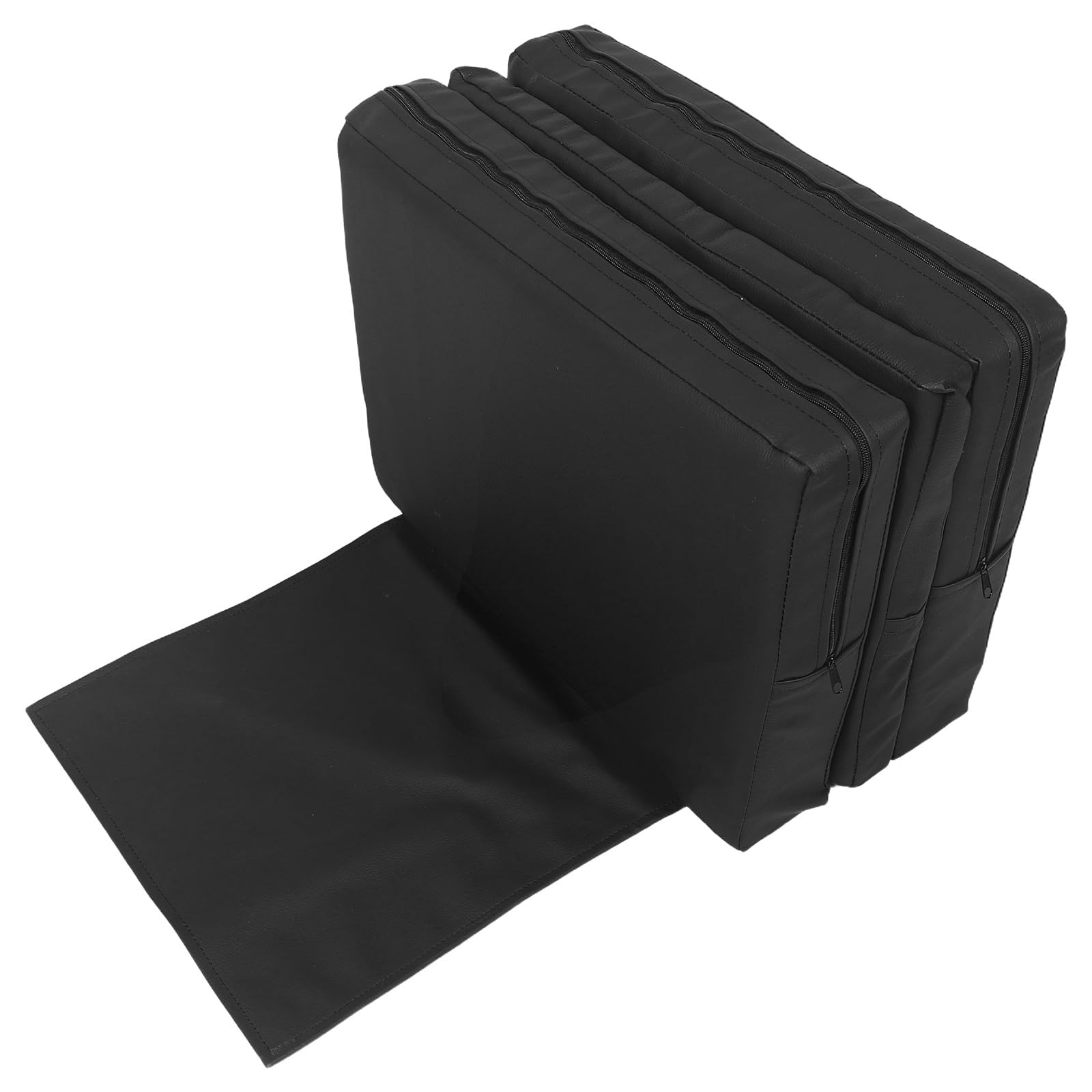 VILLCASE Coussin Rehausseur en Cuir PU Design Épais à Trois Couches Amovibles Absorption des Chocs pour Garçon et Filles pour Manucures et Coupes Fréquentes