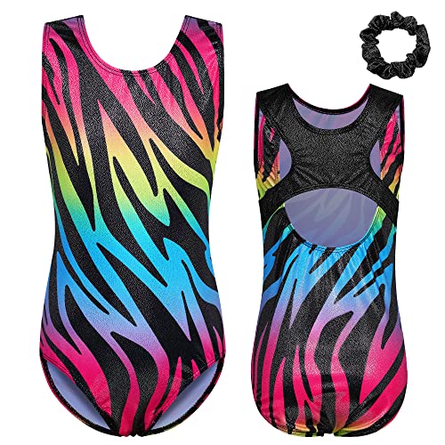 Baohulu Gymnastics Leotards For Girls Kids Athletic Apperal Dance Outfit B304_Zebra_12A #TOP21