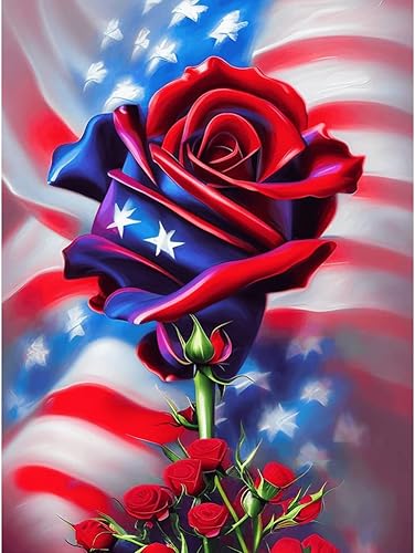 Stalente Kits de pintura de diamantes para adultos, kits de arte de diamantes 5D para principiantes, pintura de diamante redonda para decoración de