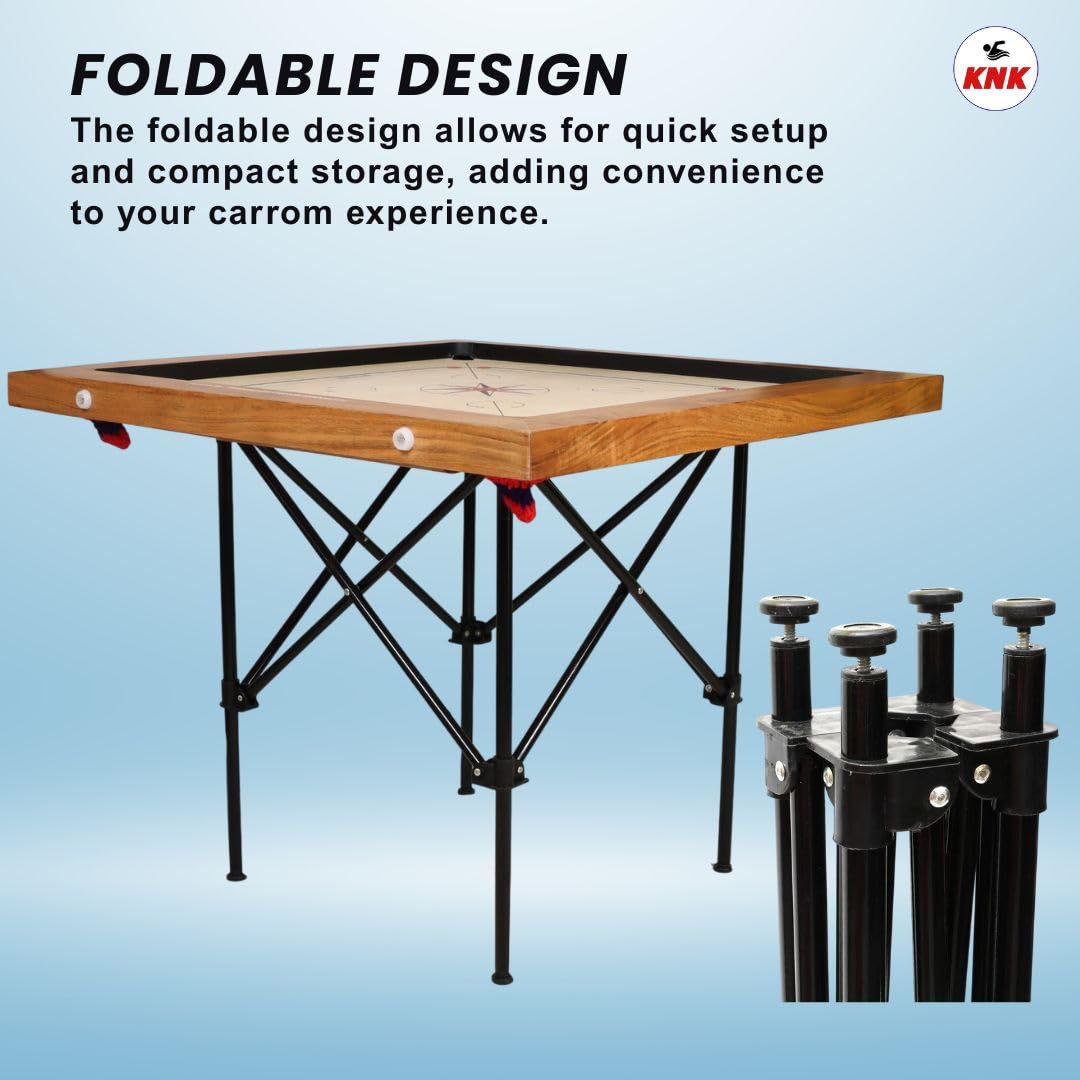 KD Willmax ExtendX Carrom - Supporto per lavagna, pieghevole, regolabile in altezza, qualità professionale