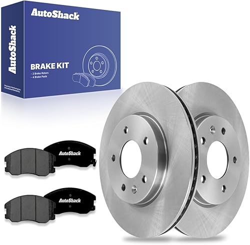 AutoShack Rotores de freno delantero de cerámica de alta calidad, repuesto para Pontiac Torrent Suzuki XL-7 2007-2009 Chevrolet Equinox 2012-2015