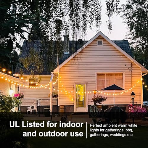 Banord CHALPR 51Ft Outdoor String Lights thumb #6