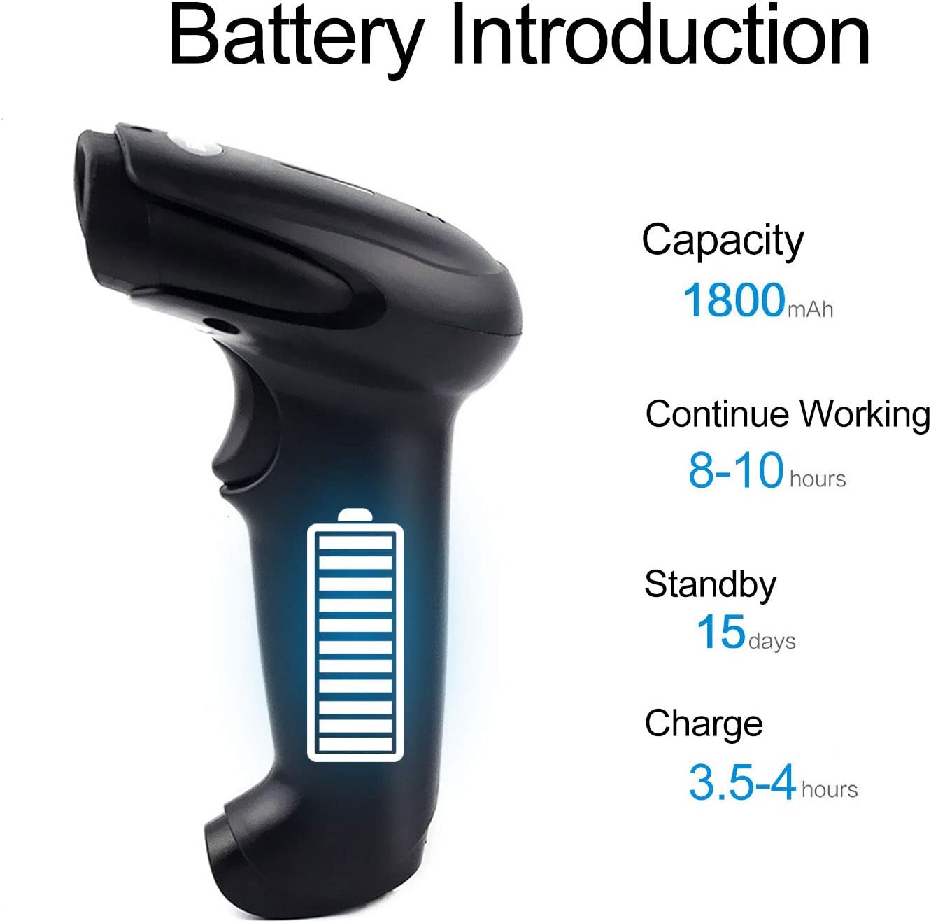 Symcode Barcode Scanner Battery Specifications.