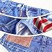 Sumxcosy Women's Denim Print Underwear Stretchy Polyester Fashion Panties Sexy Comfortable Briefs for Women Sizes L