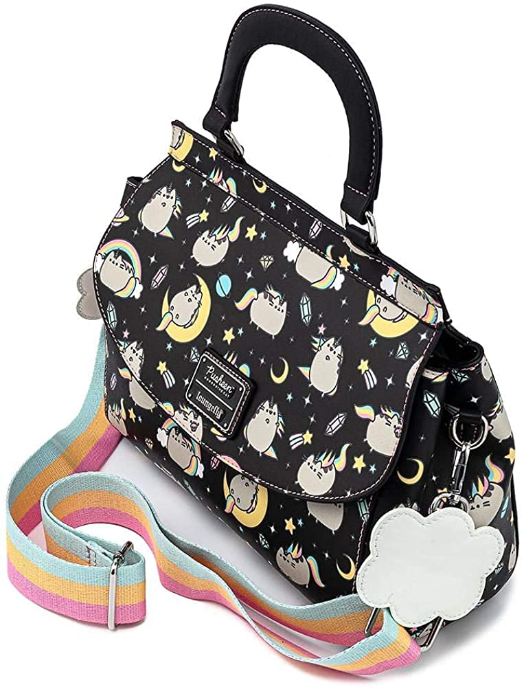 Loungefly BackPack x Pusheen Rainbow Unicorn Crossbody Bag, Multicolor, Mini, PUTB0002 Buy