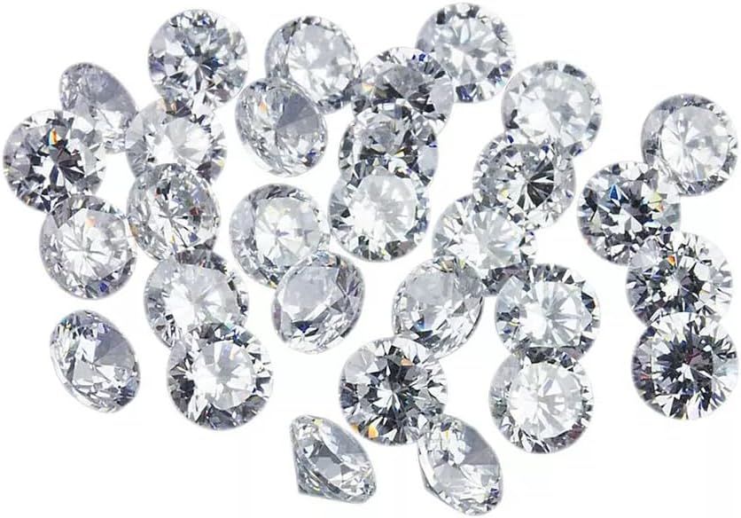 Lab Grown Diamond 1X1 MM Round Shape Stone 220 Pcs Excellent D Color VVS1 Clarity GIE Certified Diamonds Perfect for Luxury Fine Jewelry Creation Earrings, Neckalace
