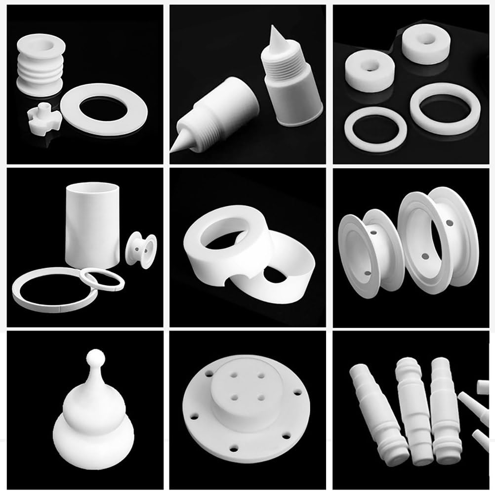 Barra in PTFE e Teflon, confezione da 2, 50 cm, diametro 16-28 mm, lavorabile, antiaderente, resistente agli agenti chimici, for progetti fai da te e industriali(18mm)