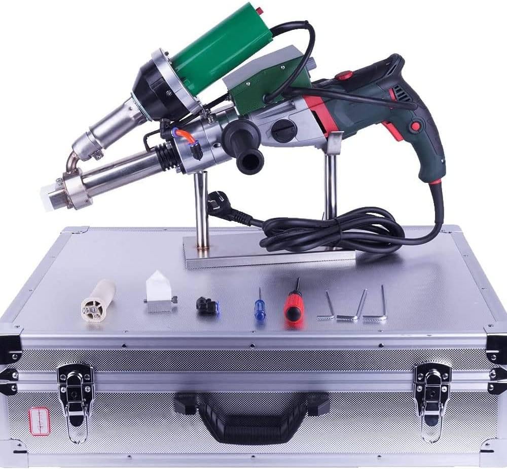 Pistola soldadora de extrusión Manual Kit de soldadora de extrusión de plástico portátil Máquina de Soldadura
