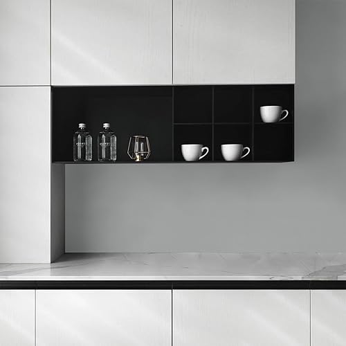 Miniatura 8 de Papel tapiz gris para despegar y pegar, sólido, papel de contacto mate, forro de estante extraíble, película pura, vinilo decorativo para pared,