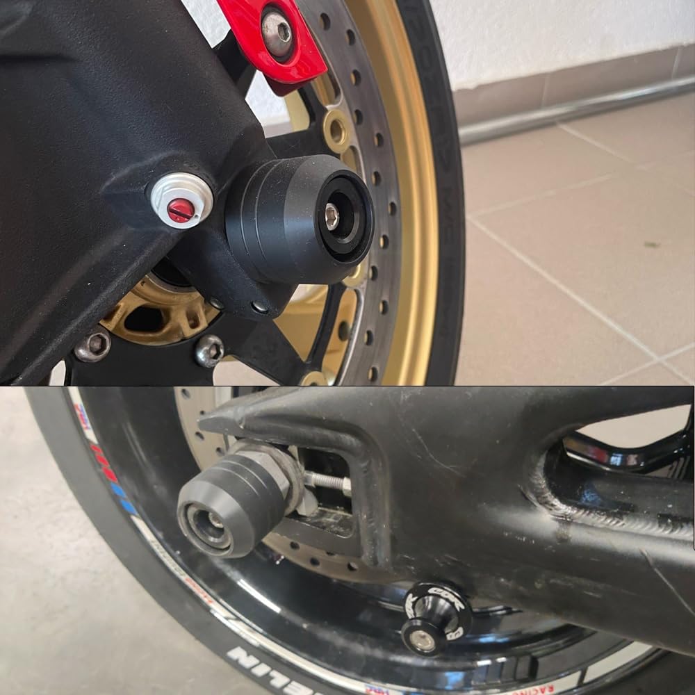 オートバイフロントリアアクスルホイールクラッシュプロテクター Ninja