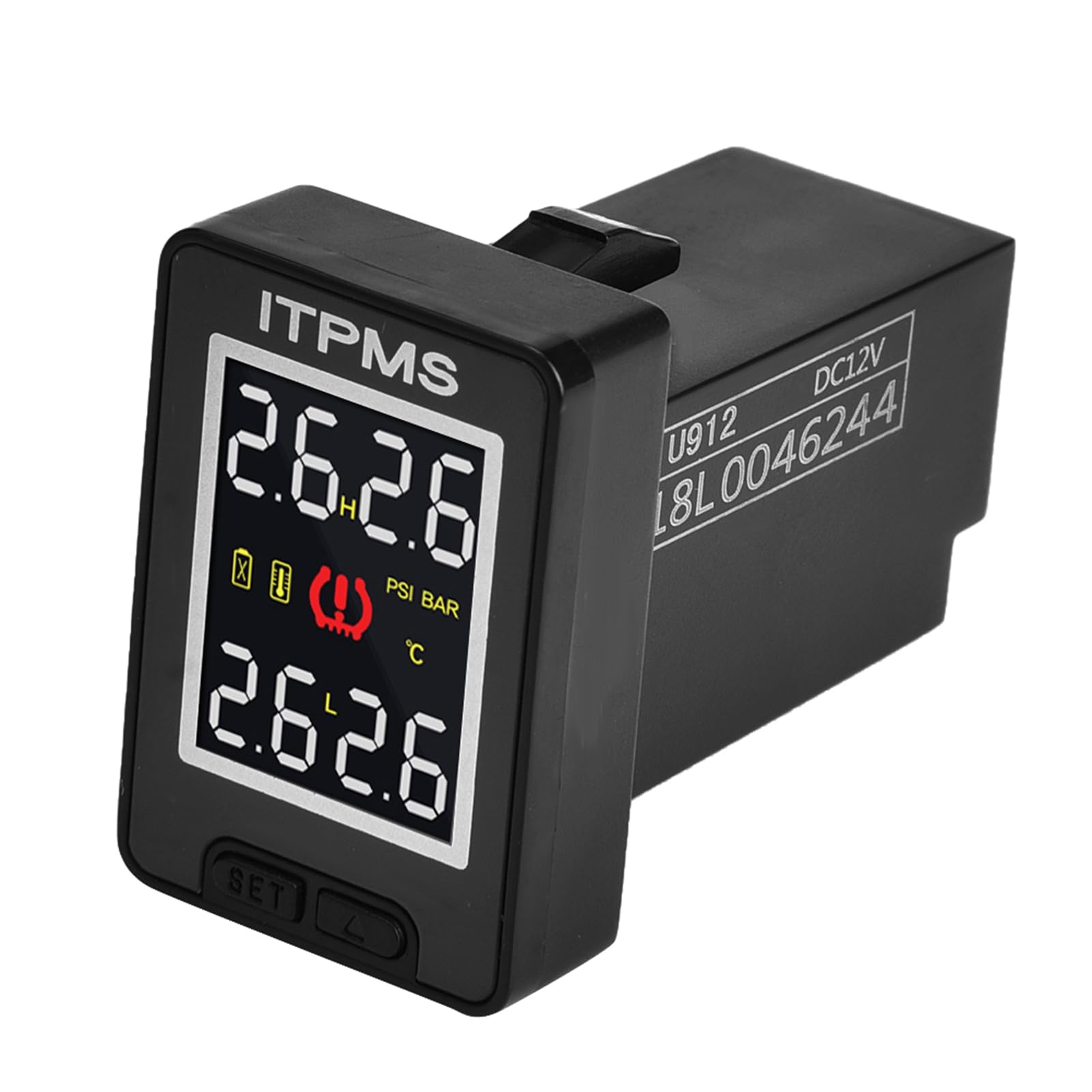 Capteur de pression des pneus, Kit système de surveillance de la pression des pneus de voiture TPMS avec 4 capteurs internes