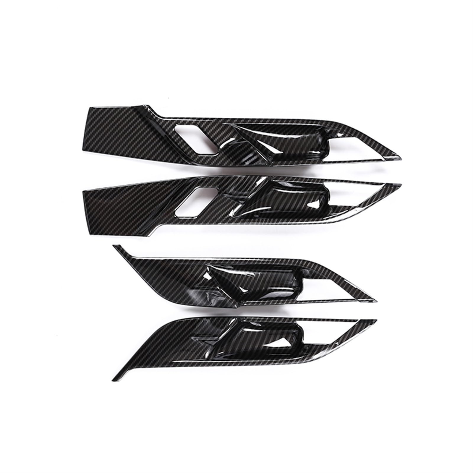Zynther Carbon Fiber Inside Door Latch Handle For Bmw X1 F48 X2 F47 2016-2021 Car Inner Door Handle Cover Door Bowl For Protective Trim Sticker Interior Accessory(Carbon Fiber)