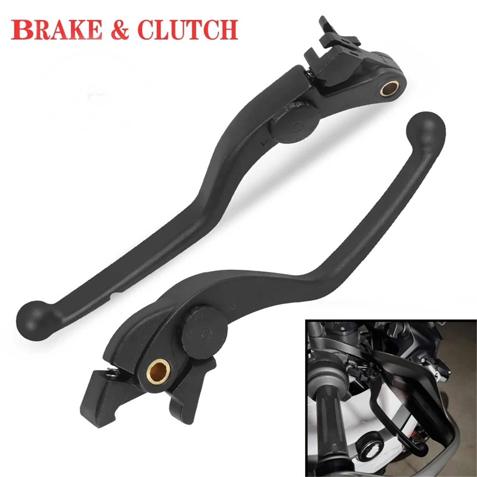 Maneta Embrague Freno Moto para BMW para F850GS para F750GS para F900R para F900XR 2018-2025 Accesorios De Palancas De Embrague De Freno Ajustables para Motocicletas(Clutch)