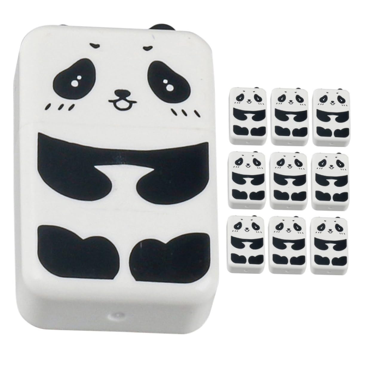 SHINEOFI 50stücke Panda Radiergummis Kreative Und Tragbare Bleistift-radierer Für Schule Und Kunst Niedliches Design Für Spaß Beim Lernen Und Zeichnen Und Partydekoration