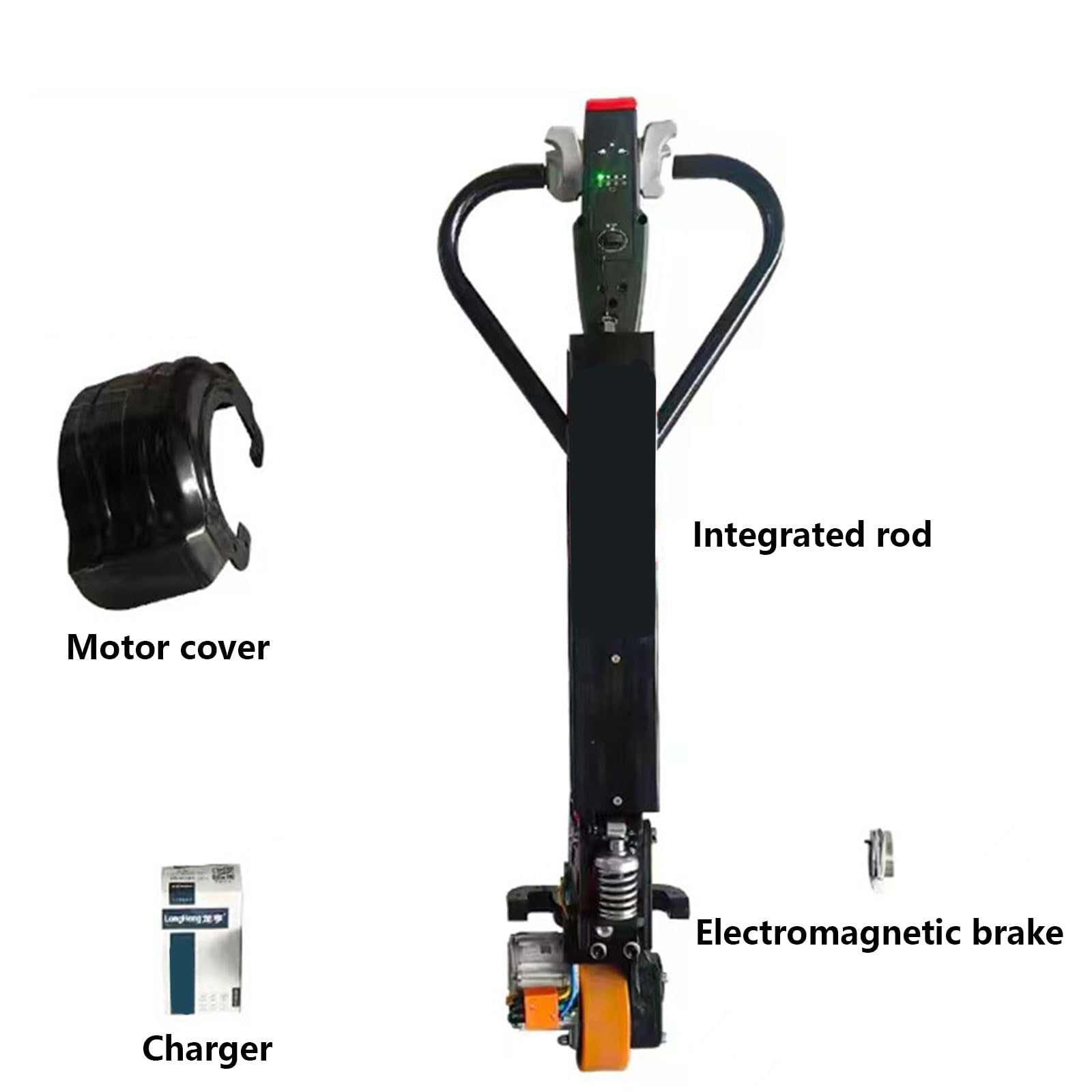 Varilla Hidráulica Integrada Eléctrica, Transpaleta Manual con Accesorios Eléctricos Modificados, Gran Potencia para La Manipulación De Materiales