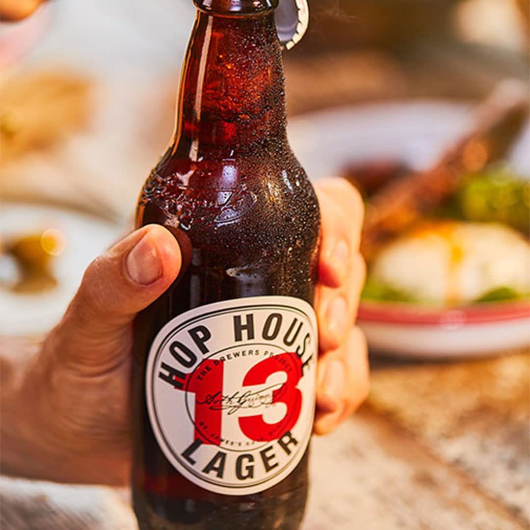 Guinness Hop House 13 Birra Lager Bottiglia - Pack di 12 Botttiglie da 0,33 L