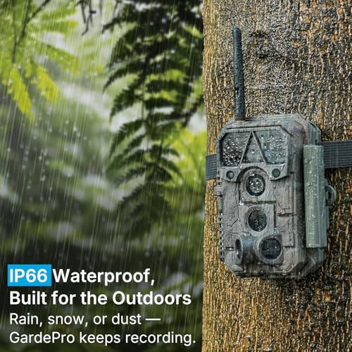 Meidase P100 WiFi Trail Camera (Non-Cellular), Bluetooth, 64MP 1296p HD Video, 0.1s Fast Trigger, 100ft No-Glow Night Vision, Motion Activated, IP66 Waterproof, Hunting, Wildlife & Yard Game Camera by Meidase - Image 6