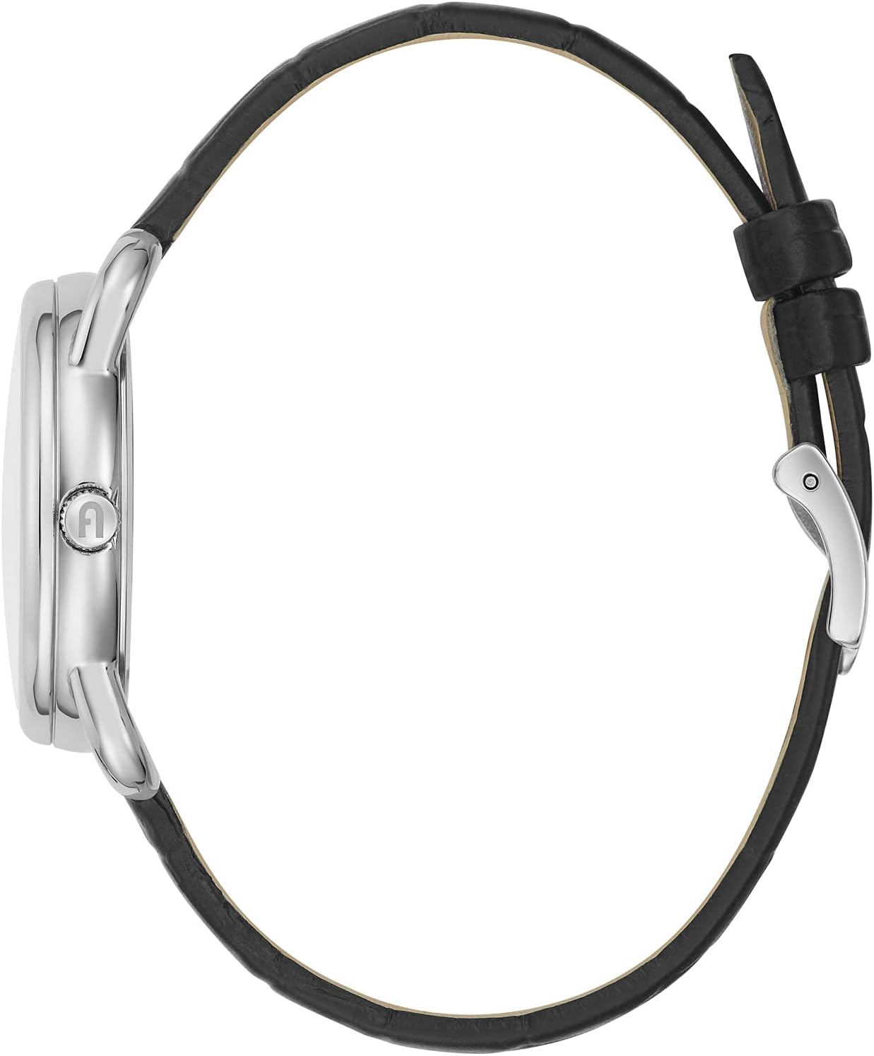 FURLA Ladies Black Genuine Leather Leather Watch (Model: WW00021004L1)