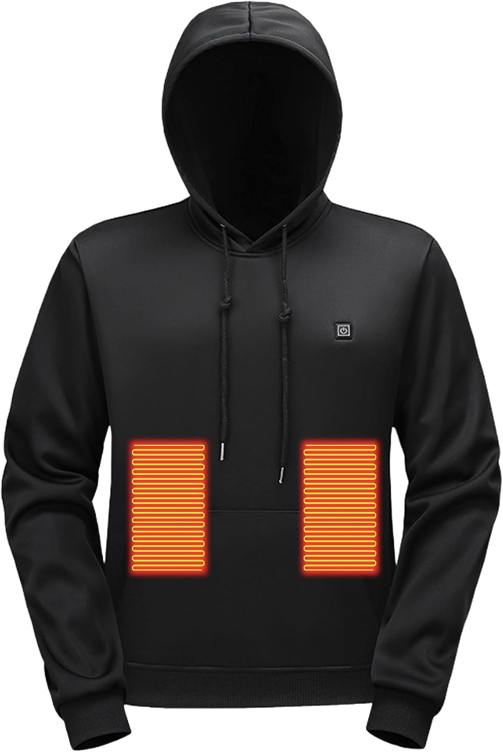 Smart Heated Hoodie, 5 Heat Zones, Comfort Heated Sweatshirt Jacket for Men Women Winter Warm, Adjustable Temperature