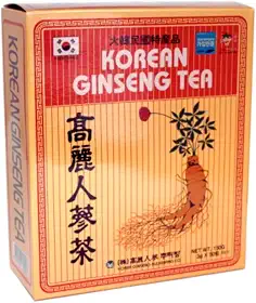 CHÁ DE GINSENG COREANO 50 SACHÊS