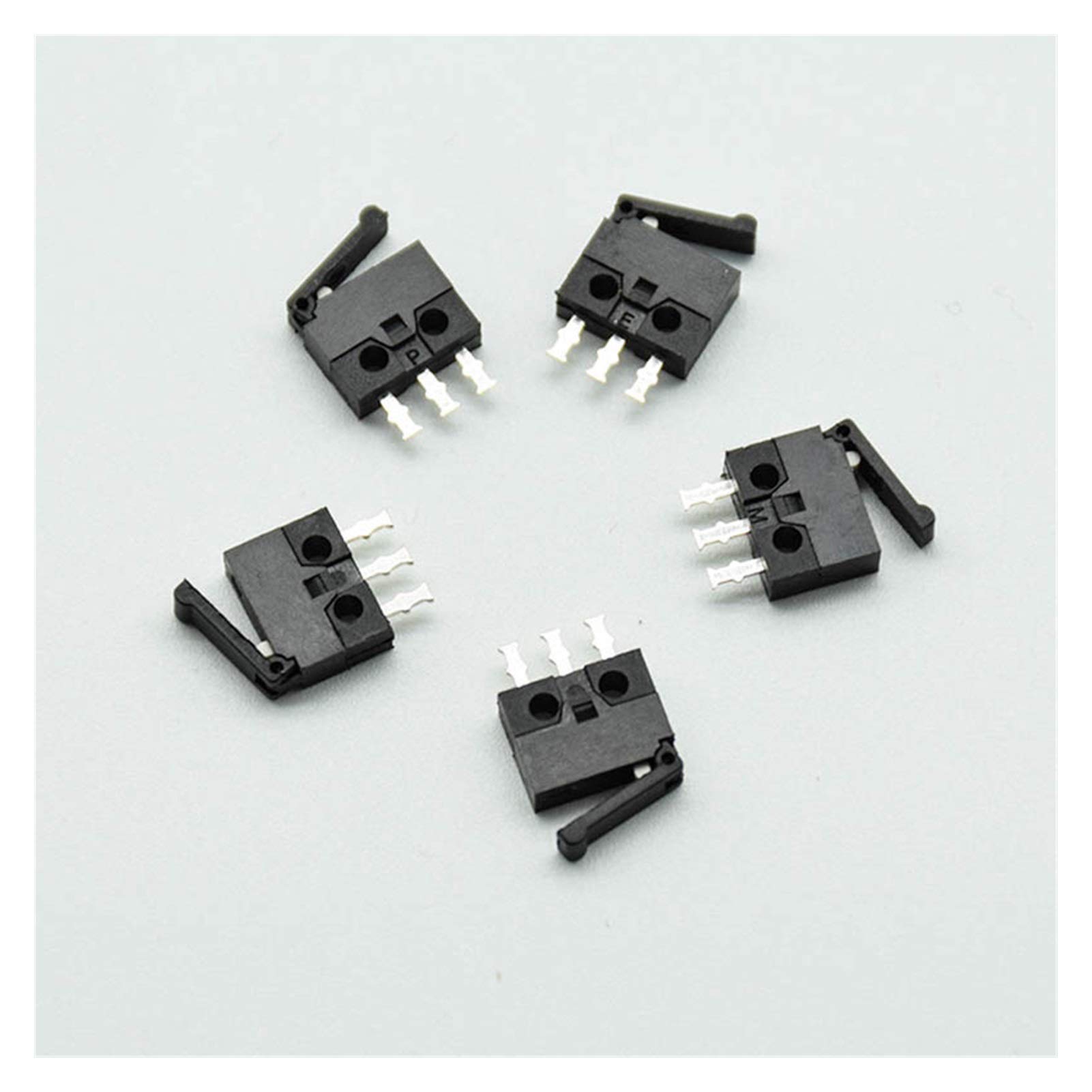 Micro interrupteur 3 broches HEPBAK lot de 5 mini commutateurs droits