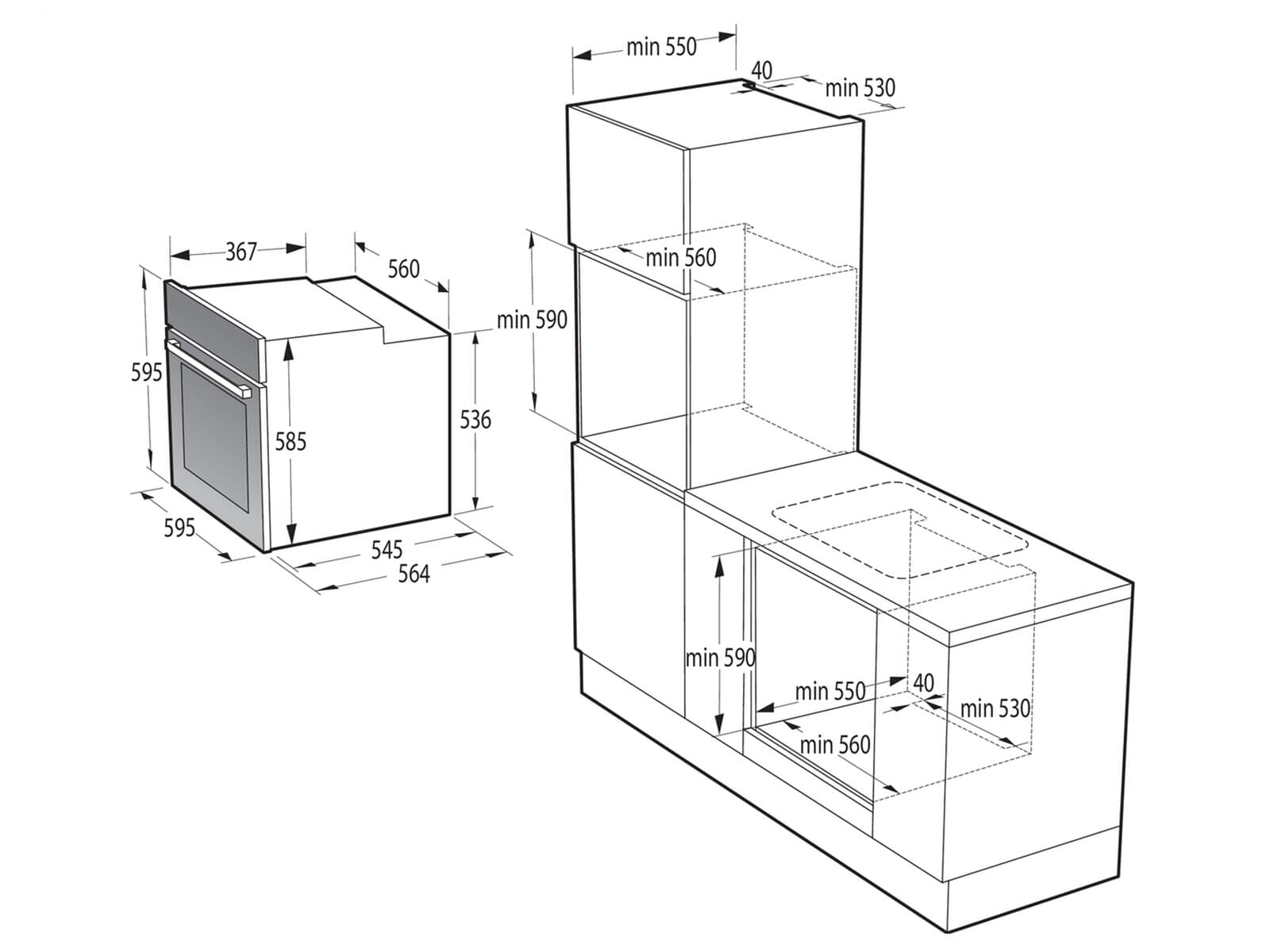 Gorenje OptiBake BPS 6737 E14X piekarnik do zabudowy, 77 l, piroliza, GentleClose & Open, ExtraSteam, Air Fry, 300°C, PerfectGrill, prowadnice teleskopowe, Inox
