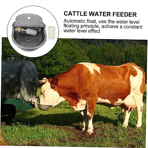 Tofficu Bebedouro Inox Válvula De Bóia De Calha De Água Bebedouro Automático Fazenda Gado Bebedor De