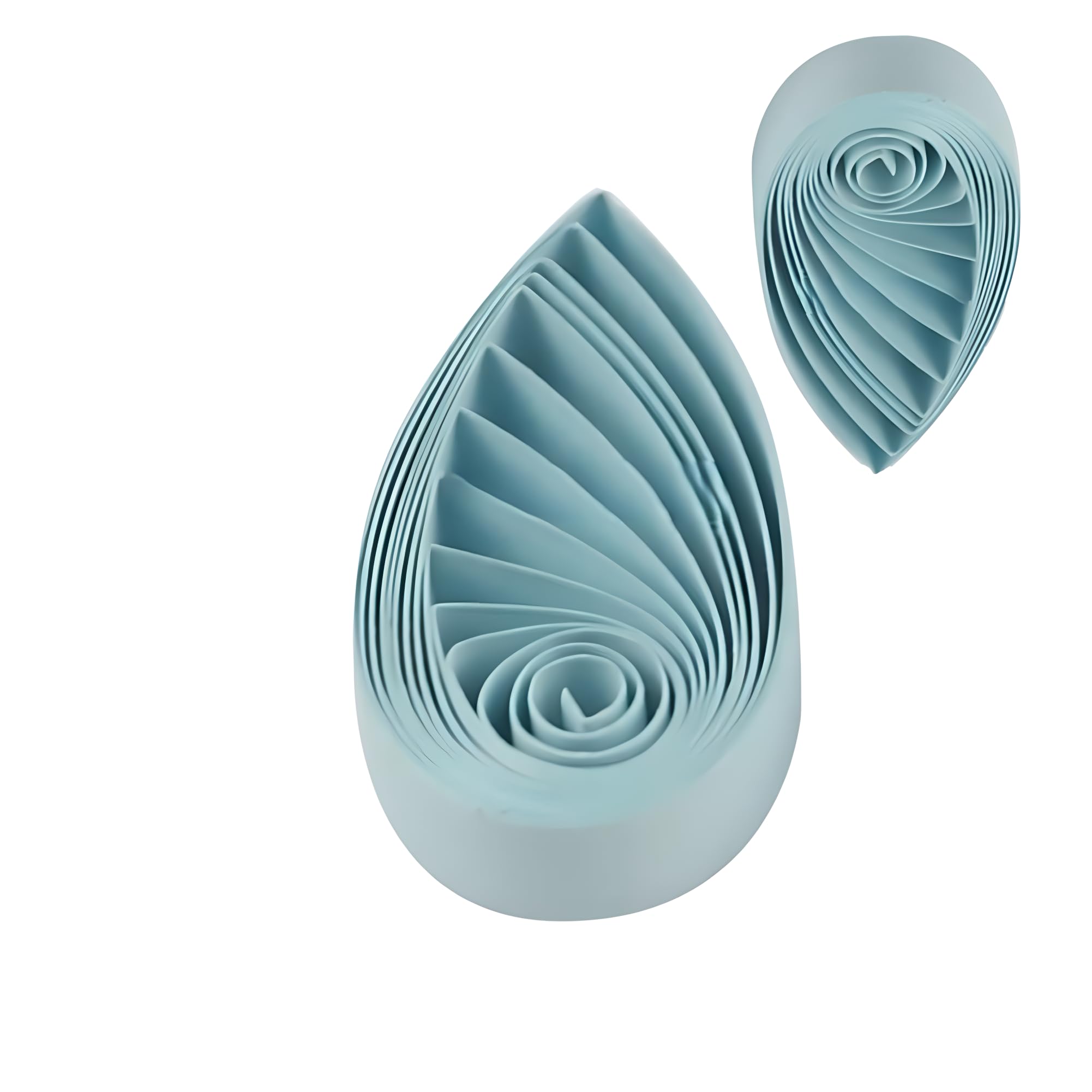 BIIUVBUL Quilling Paper Strips Set 1/8inch Coil Paper Art Rolled Paper Filigree-Solid Color Quilling Strips 3mm for Beginners (Light Blue)