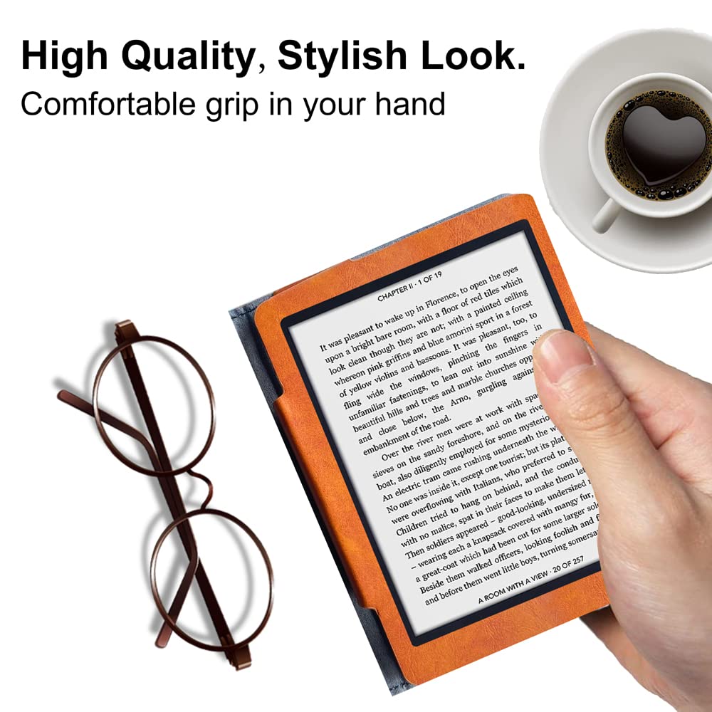 Hoes geschikt voor Kobo Aura Edition 2 - Book Case Premium Sleep Cover