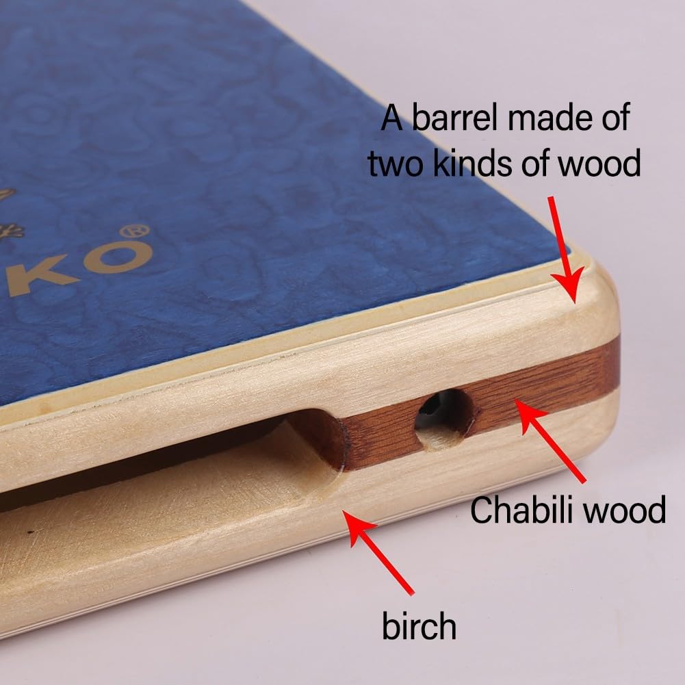 Set di tamburi da viaggio in legno di betulla, con rullante acustico, per sessioni, Beatbox portatile, 45 x 235 x 290 mm (PAD3)