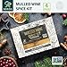 Soeos Mulled Wine Spice Kit, 2.96 oz (0.74 oz*4), Six Premium Spices, Mulled, Wine Spice Kit, Cooking Gadgets Holiday Gifts, Wine Gifts for Women, Christmas Gift Ideas
