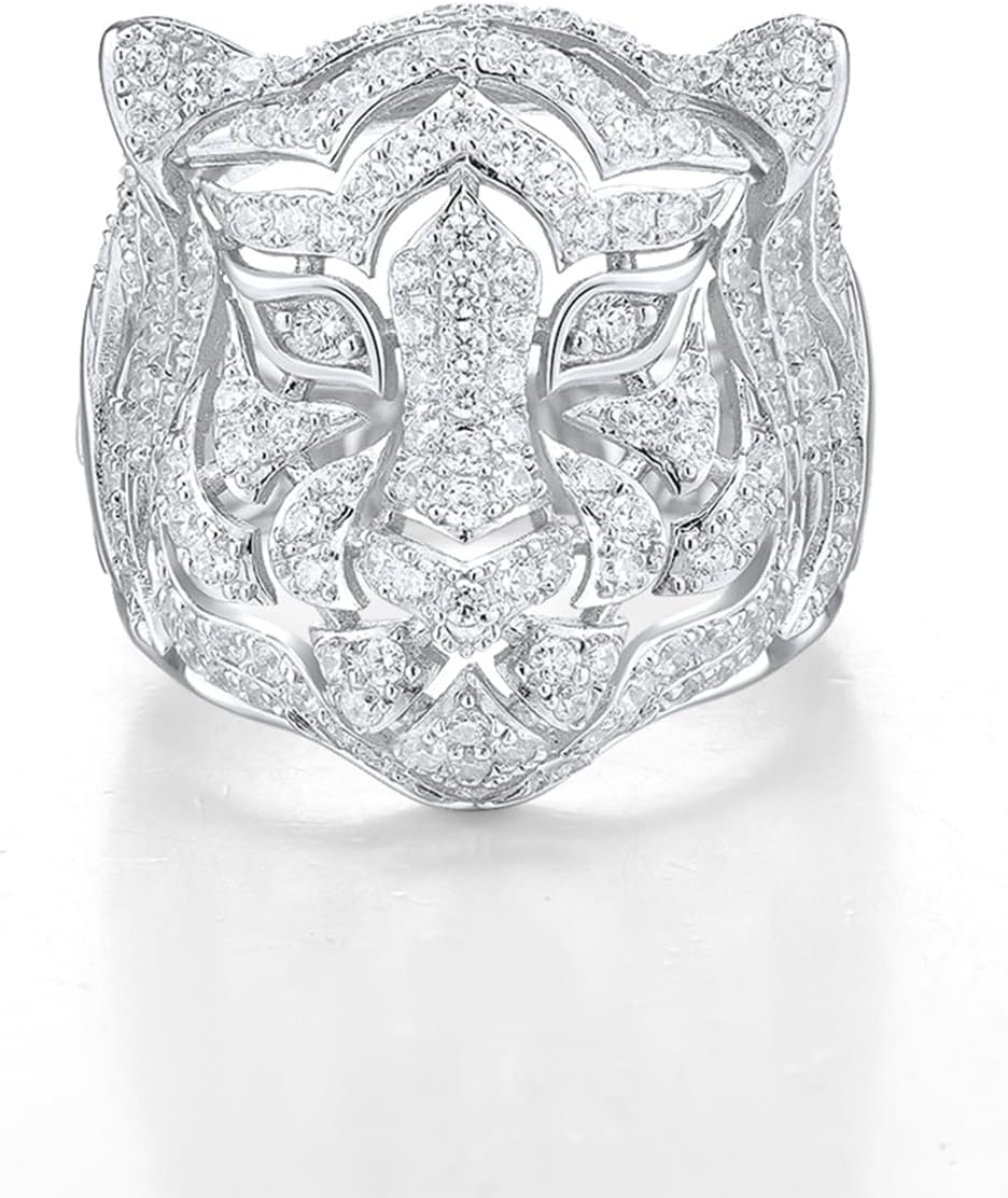 Santuzza 925 Sterling Silver Animal Ring Cubic Zirconia Rings - Image 2