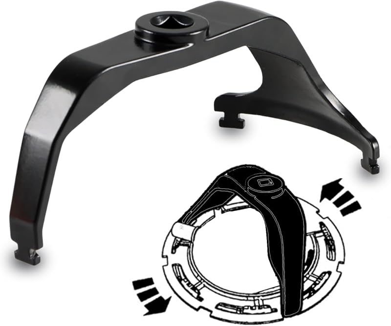 Ferramenta para Anel de Travamento do Tanque de Combustível KPALAG KP6599 com Encaixe de 1/2"