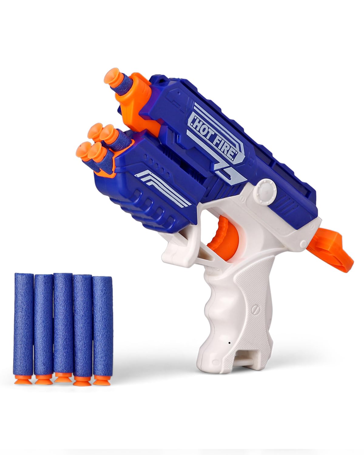 Play Nation Premium Mini Dart Gun with 10 Safe Soft Foam Suction Bullet Darts | Fun Target Shooting/Striking Gun Battle Fight Game for Kids | Birthday Gift | BIS Certified | Blue | 8+ Years (B0CBXFLRP3) Amazon Price History, Amazon Price Tracker